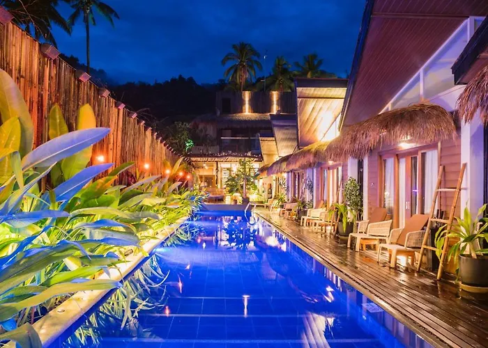 El Nido Hotels mit Whirlpool